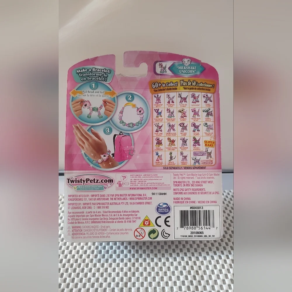 Twisty Petz Series 2 Bracelet Milkshake Unicorn Enchanted Spin Master Authentic